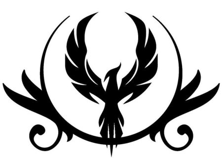 Символ Феникса тату