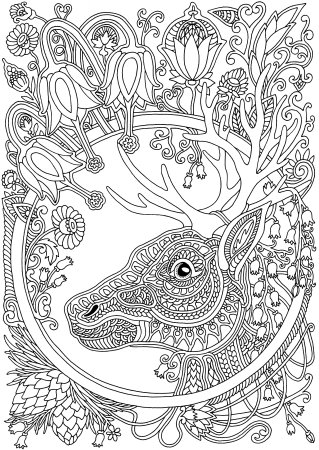 Раскраска антистресс для взрослых