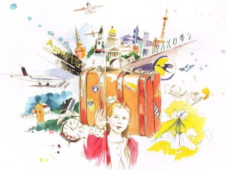 Иллюстрации на тему путешествия