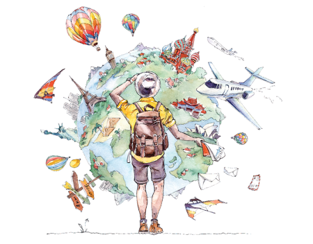 Путешествие иллюстрация