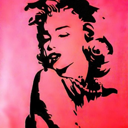 Портрет Мерлин Монро поп-арт вектор