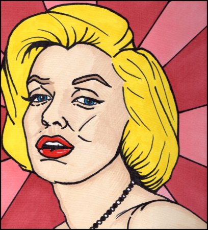 Мэрилин Монро граффити