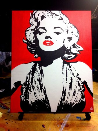 Мерлин Монро поп арт Уорхол