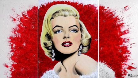 Мэрилин Монро разноцветная