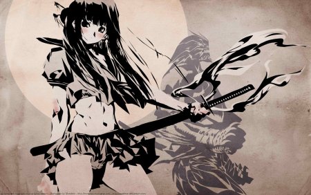 Манга девушка с мечом