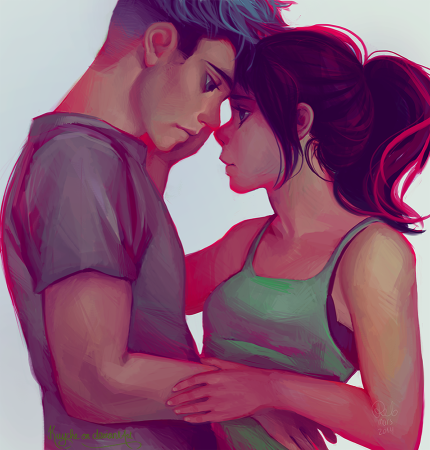 Мультяшные влюбленные пары