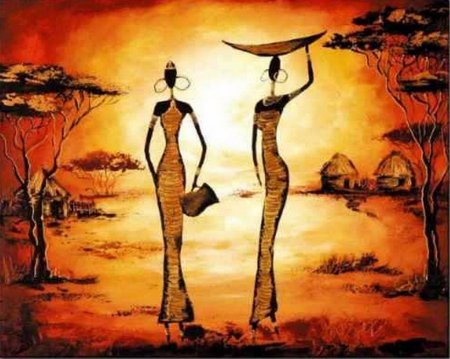 Картины в африканском стиле