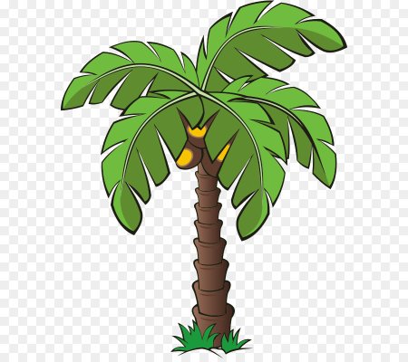 Пальма мультяшная