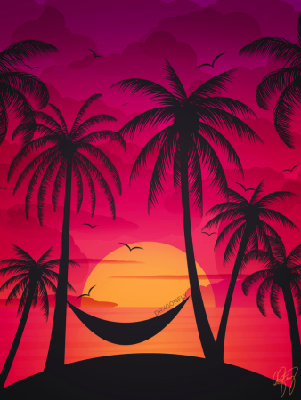 Пальма рисунок