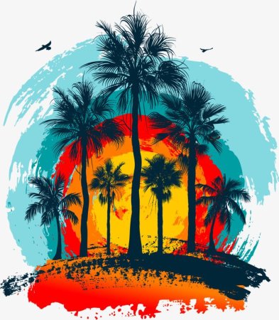 Пальма вектор