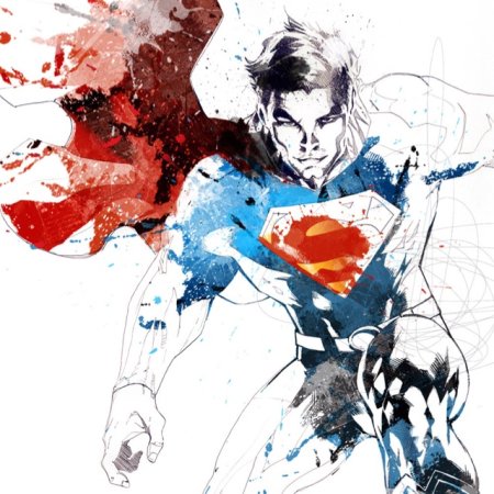 Супергерои красками