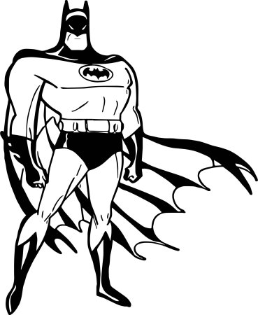 Batman раскраска