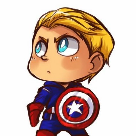 Марвел Капитан Америка Чиби