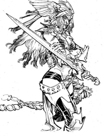 Эскизы рисунков фэнтези