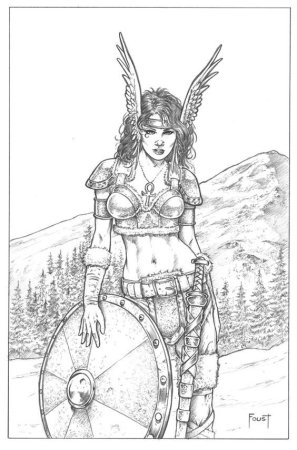Валькирия эскиз