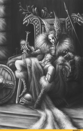 Валькирия карандашом