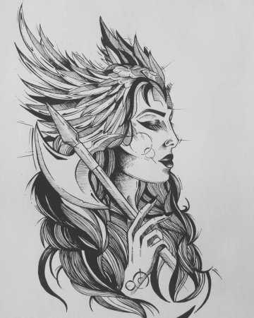 Фрейя богиня Валькирия