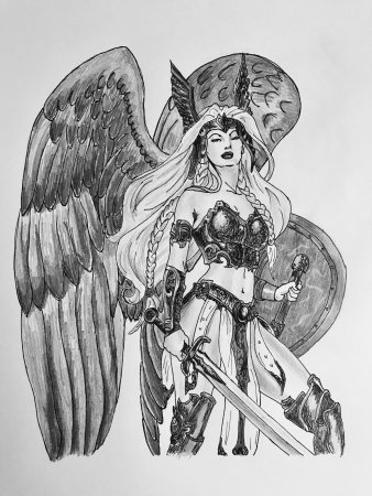 Валькирия Скандинавская мифология тату