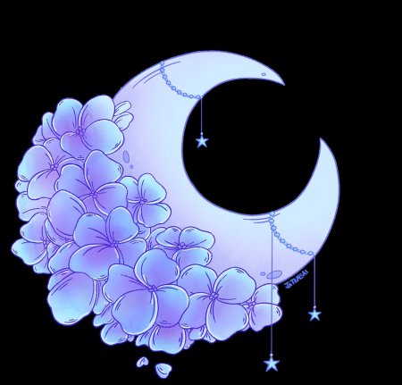 Луна рисунок