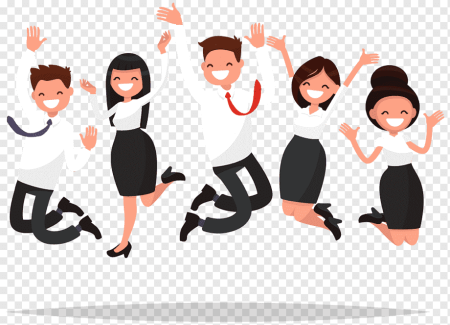 Дружный коллектив иллюстрация