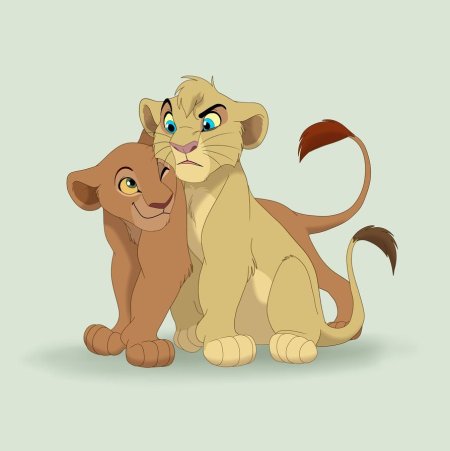 Король Лев львята арт