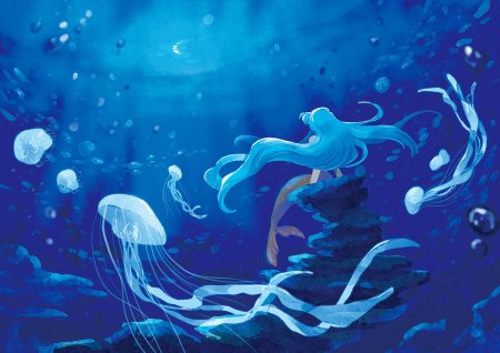 Морские обитатели арт