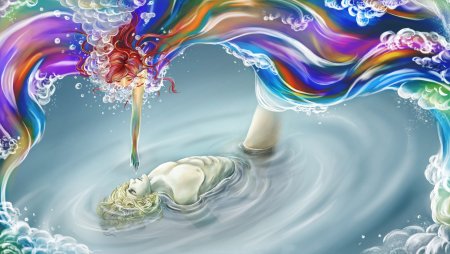 Радужная женщина