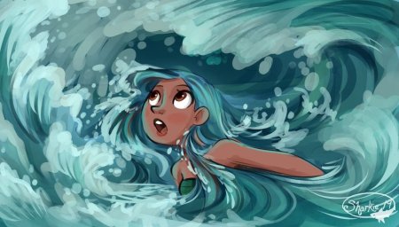 Русалка водной стихии