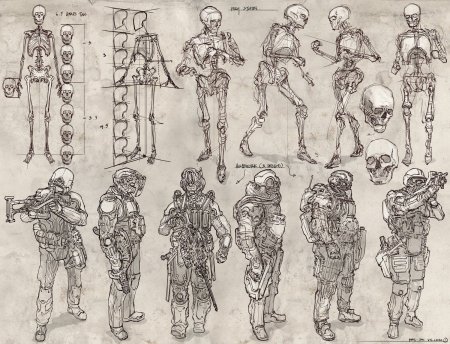 Скетчи игровых персонажей