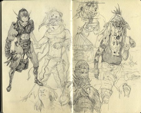 Зарисовки концепт артов