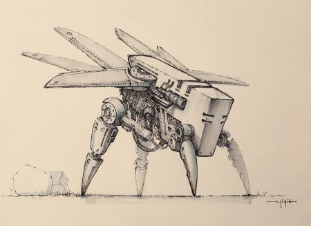 Робот скетч концепт