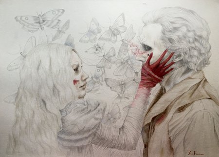 Багровый пик арт