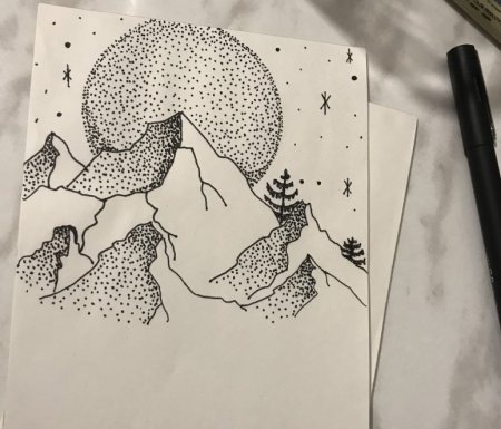 Арты точками