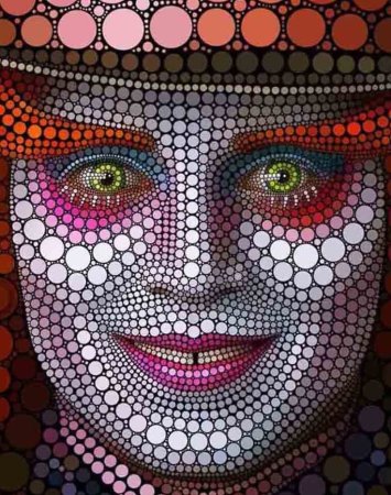 Точечный портрет Бен Хайне