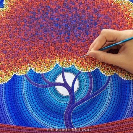 Точечная роспись Элспет Маклин