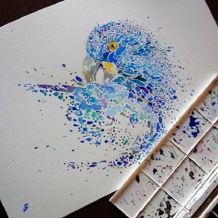 Оригинальные техники рисования