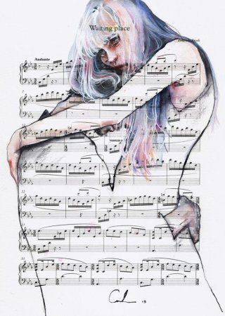 Портрет из нот