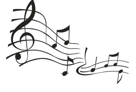 Ноты силуэт