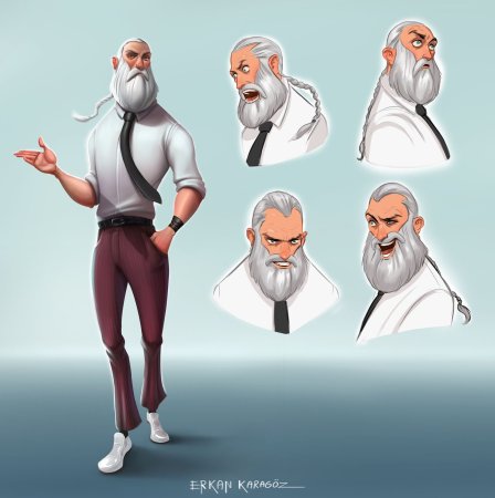 Концепты мультяшных персонажей