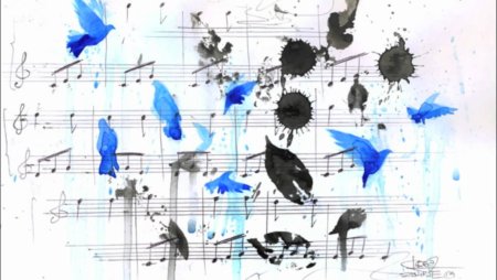 Птица из нот