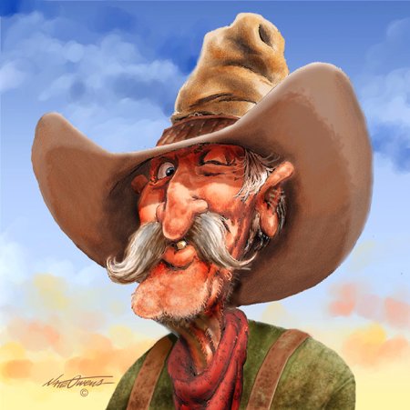 Смешной ковбой