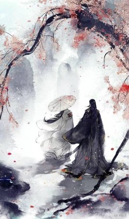 Японская живопись гейши харакири