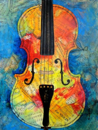Скрипка картина