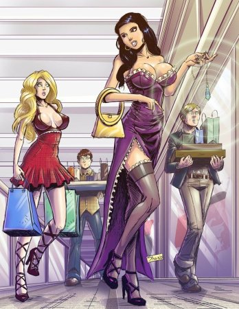 Lustomic Comics из Майкла в Мишель