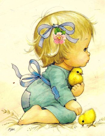 Детки художницы Ruth Morehead