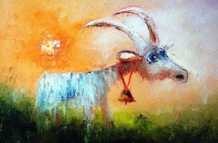 Художник Игорь Медведев корова