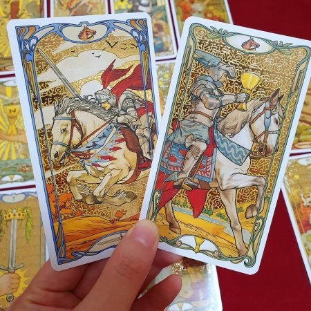 Колода Таро золотое арт нуво