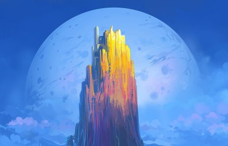 Арт поверхность живой планеты