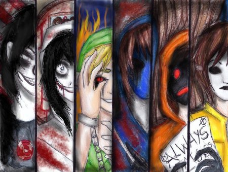 Крипипаста для срисовки безглазый Джек