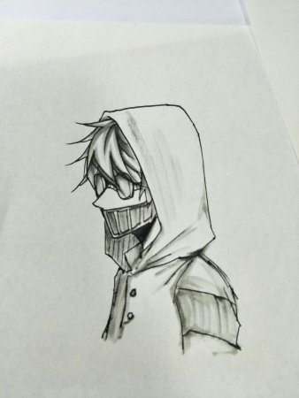 Безглазый Джек черно белый